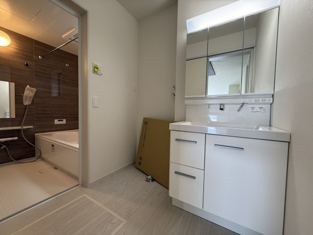 明石市太寺大野町新築戸建１号棟の脱衣所