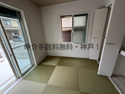 【和室】 | 明石市朝霧町3丁目　新築戸建　仲介手数料無料！ | 落ち着いた雰囲気の和室付きです