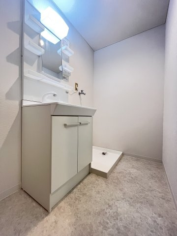 大阪市城東区天王田の賃貸マンションの洗面所