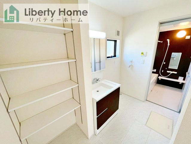 小美玉市小川第1　新築戸建　3号棟の脱衣所