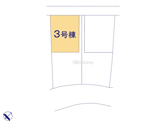 小美玉市小川第1　新築戸建　3号棟の区画図
