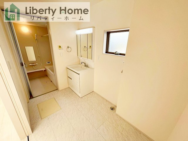 小美玉市小川第1　新築戸建　2号棟の脱衣所