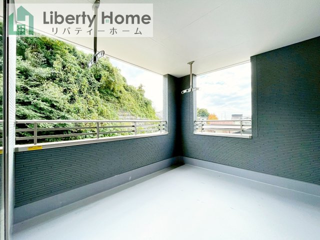 小美玉市小川第1　新築戸建　2号棟のバルコニー