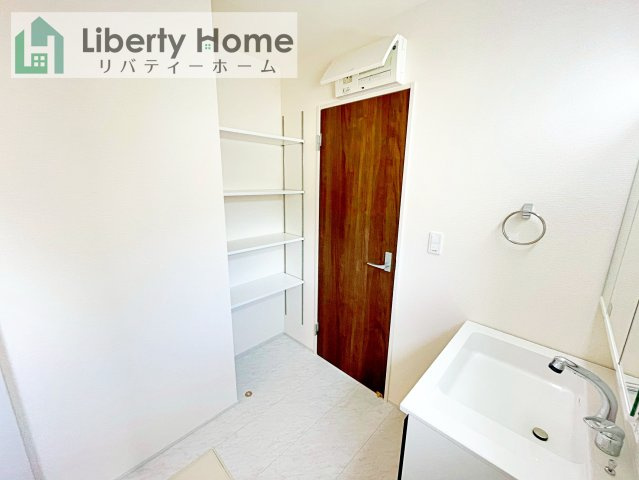 小美玉市小川第1　新築戸建　1号棟の脱衣所