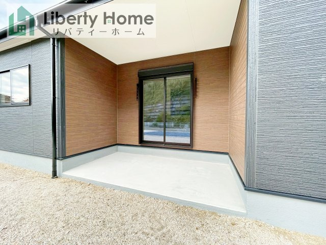 小美玉市小川第1　新築戸建　1号棟のバルコニー