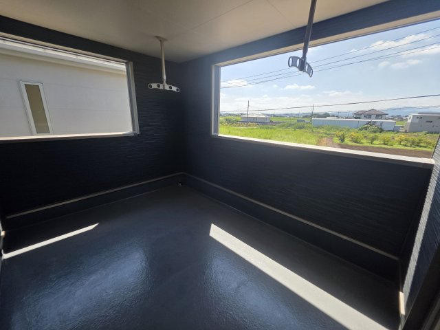 【バルコニー】 | 深谷市武蔵野第２　 | ３号棟現地バルコニー（2025年09月08日）撮影