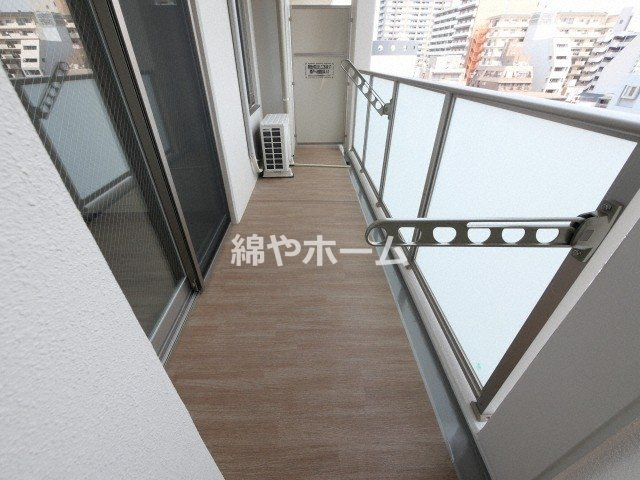 ディアコートオリヴィエのバルコニー|広々としたバルコニーです