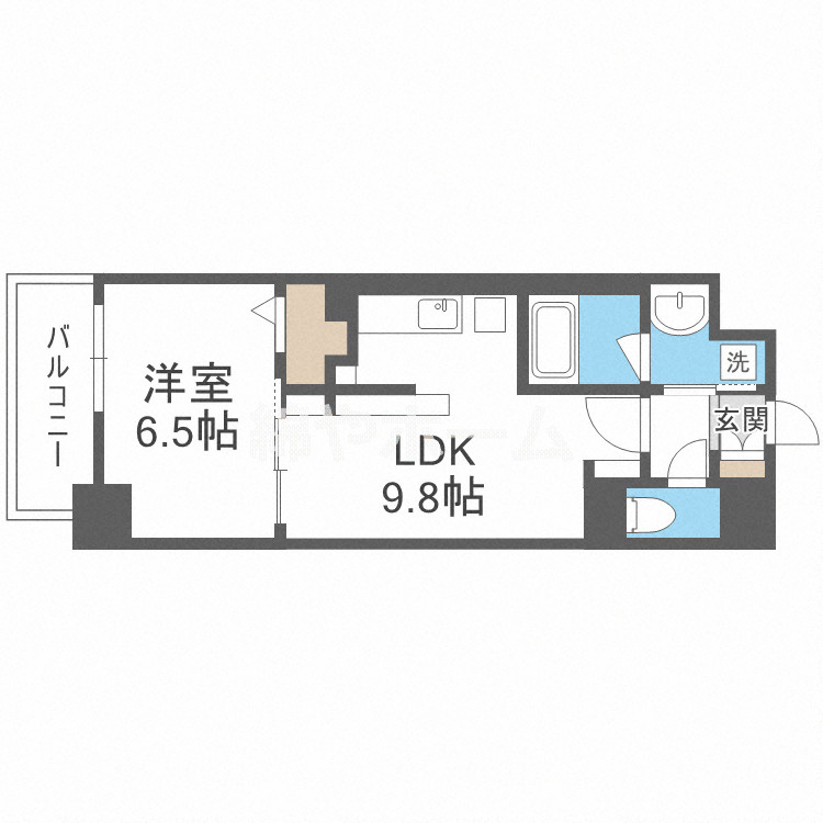 ディアコートオリヴィエの間取り