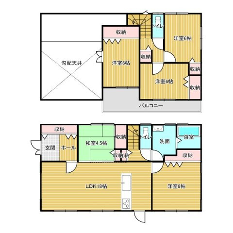 敷地160坪！つくば市安食築浅住宅の間取り