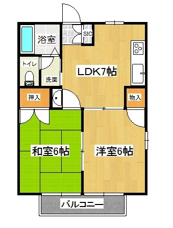 プラザ朝霧の間取り