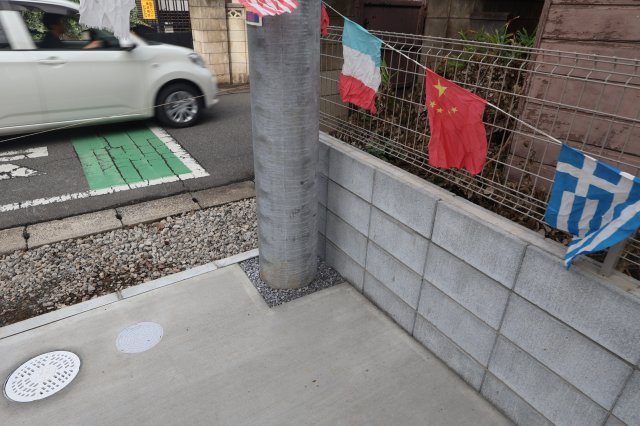 【外観】 | 《仲介手数料無料》岩槻区日の出町1-35(1号棟)新築一戸建てリーブルガーデン | 撮影日 2025年10月20日 14:20 曇り