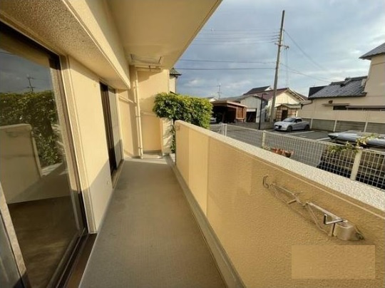 チサンマンション紀の川のバルコニー