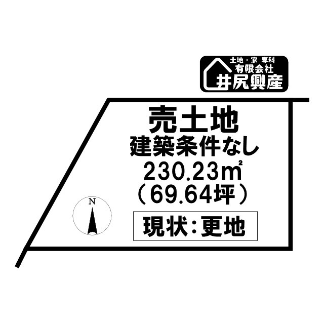 岩出市根来　売土地の土地図