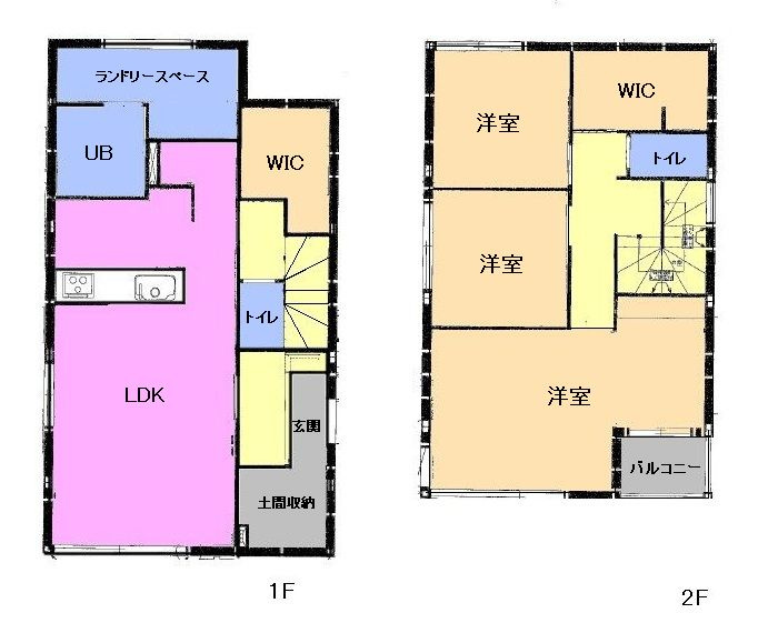 【サンスタホーム】西多摩郡瑞穂町高根　築浅中古　注文住宅の間取り