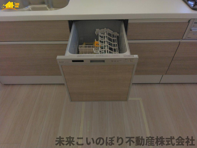 【設備】 | LIGARE久喜市本町10期2号棟 | 家事の時間を短縮できるビルトイン食器洗浄機付き！