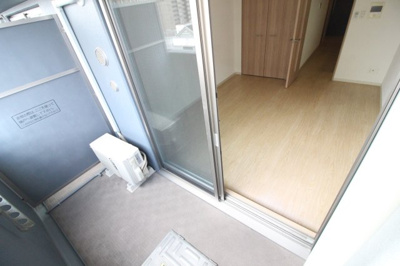 【バルコニー】 | クローバー・ソレイユ南田辺 | 東向きバルコニー