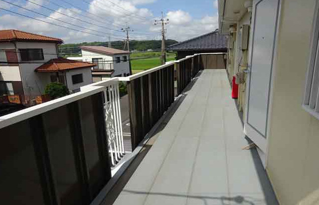 佐倉市江原台2丁目　全3棟売アパートのバルコニー