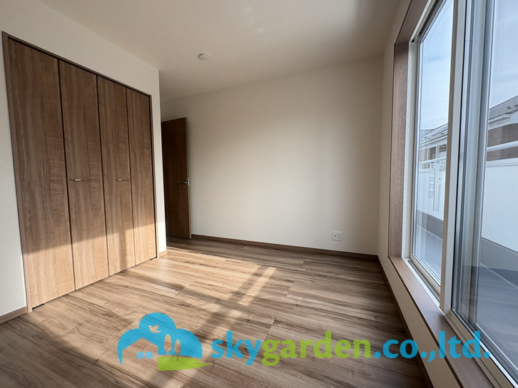 藤沢市高倉8期　新築戸建　全8棟8号棟の寝室|使い勝手のいい寝室です