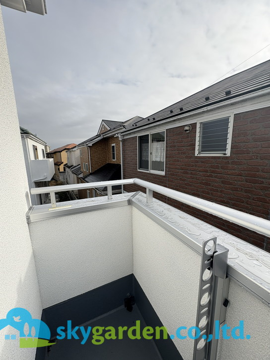 藤沢市高倉8期　新築戸建　全8棟8号棟のバルコニー