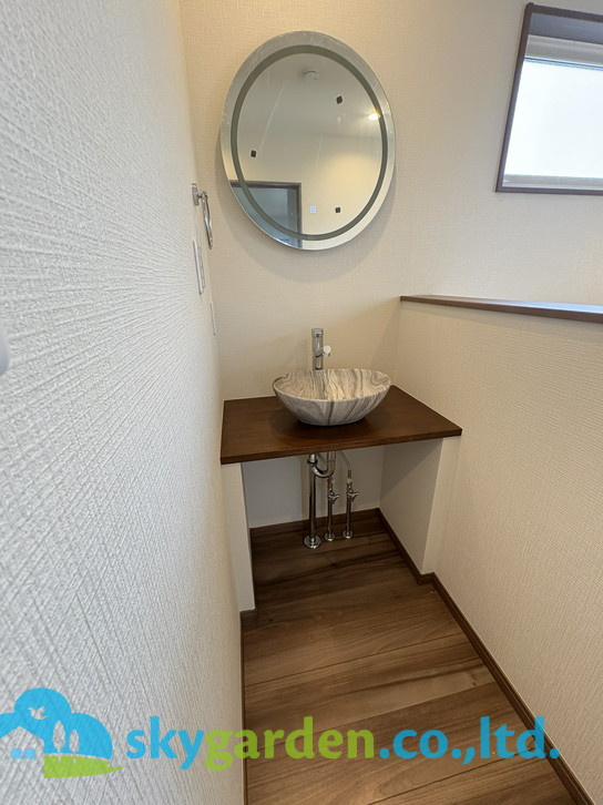 藤沢市高倉8期　新築戸建　全8棟8号棟のその他|2階洗面台