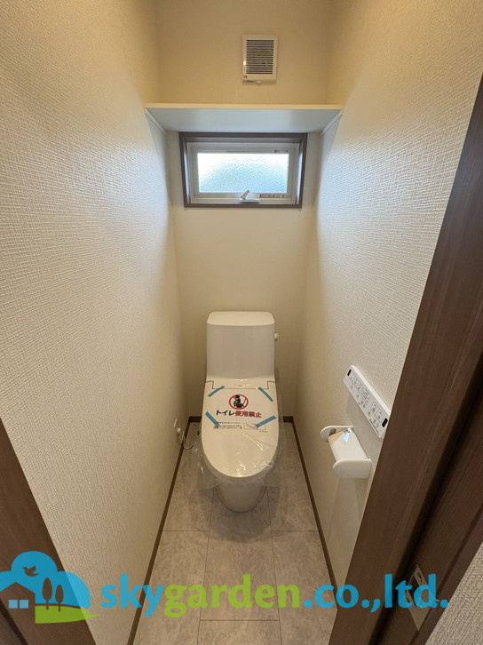藤沢市高倉8期　新築戸建　全8棟8号棟のトイレ|ゆったりとした空間のトイレです