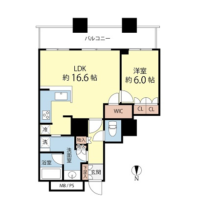 ウェリスシティ大森タワーの間取り