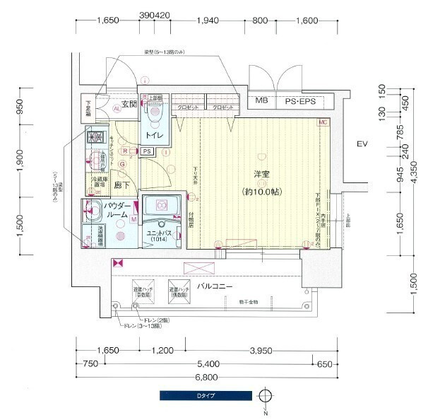 プレサンス　ＴＨＥ　栄の間取り