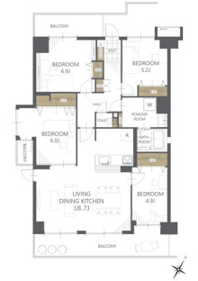 【間取り】メイツ草加 