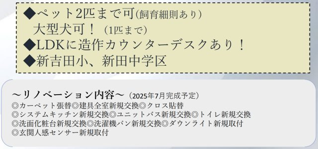 イトーピア綱島コンドミニアム【仲介手数料無料】ペット可♪の区画図