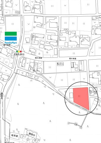 土地　太郎丸北郷の地図