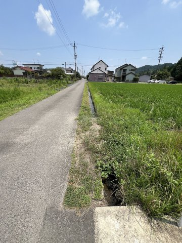 土地　太郎丸北郷の前面道路含む現地写真|北道路