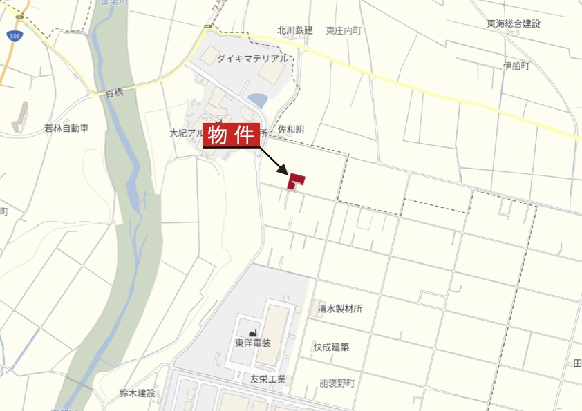 亀山市能褒野町《全7区画》の地図|広域Map