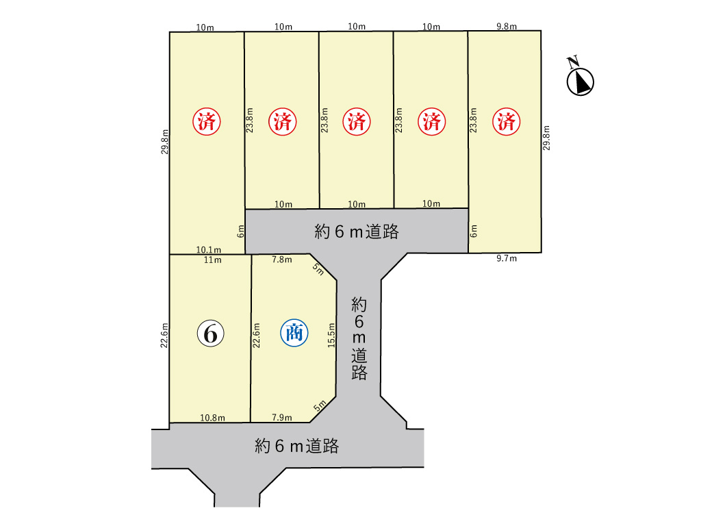 亀山市能褒野町《全7区画》