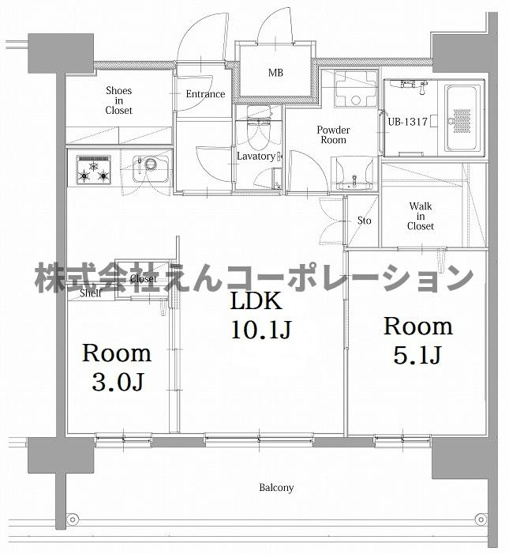 【間取り】 | エンクレスト天神LINK