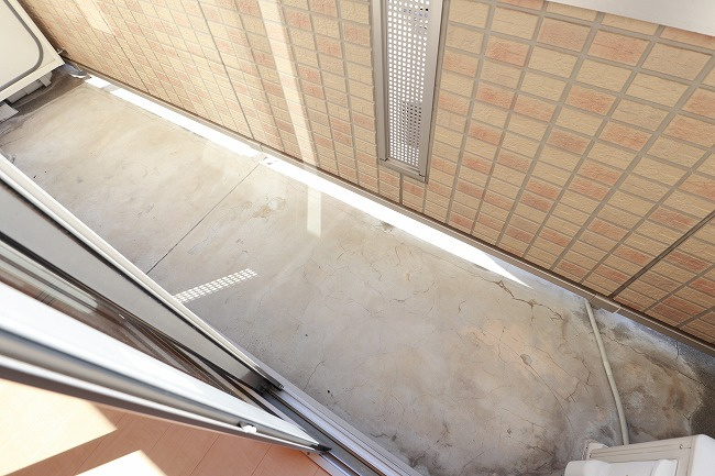 フェリスタ宮沢のバルコニー