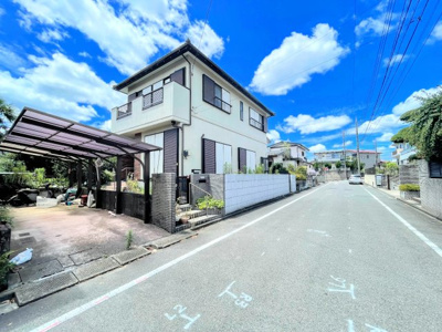 【前面道路含む現地写真】 | ◆緑区北八朔町　中古住宅◆ | ◆前面道路も幅員があり車の運転も安心！前面道路は閑静な住宅地。車通りの少ない道路です。お子様にも安心です。