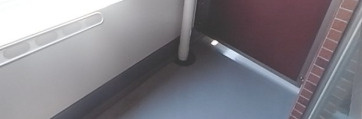 四丁目ヒルズのバルコニー