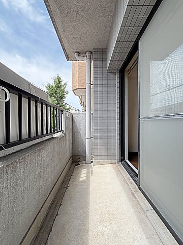 ハイツサンシャインⅡのバルコニー|陽当たり良好なバルコニーです