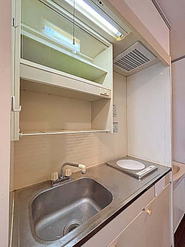 ハイツサンシャインⅡのキッチン|キッチンでお料理をお楽しみください