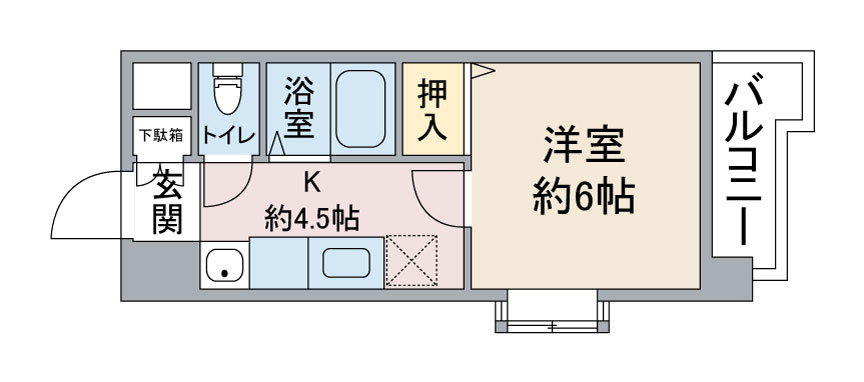 ハイツサンシャインⅡの間取り