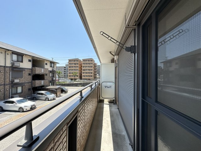 ビレッジ北久保 C棟のバルコニー