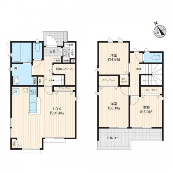【間取り】 | 和田1丁目戸建