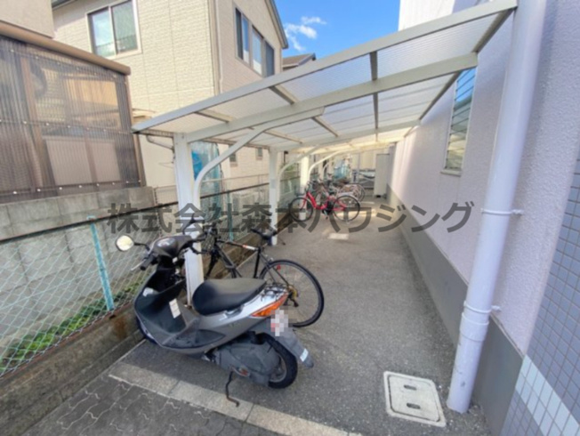 【その他共用部分】 | 　チェリー広野 | 駐輪場です
