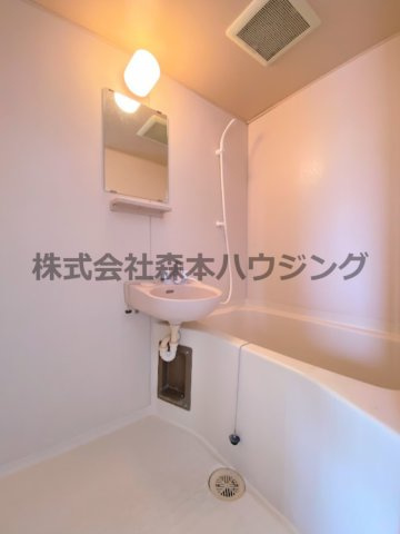 【浴室】 | 　チェリー広野 | ゆったり過ごせるお風呂です