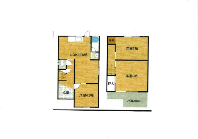 長池町３丁目戸建の間取り