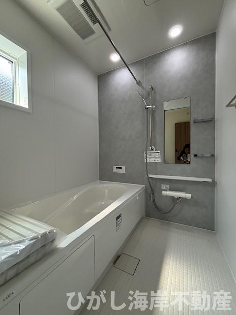 茅ヶ崎市松が丘1丁目　新築戸建　の浴室|1坪タイプ　ユニットバス