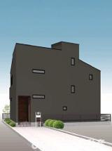 茅ヶ崎市浜竹4丁目　新築戸建　全２棟の外観パース|イメージパスですので実際のものと多少異なります
