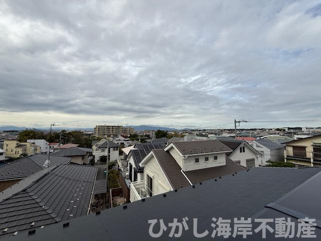 茅ヶ崎市浜竹4丁目　新築戸建　全２棟の展望|ルーフバルコニーからの眺望