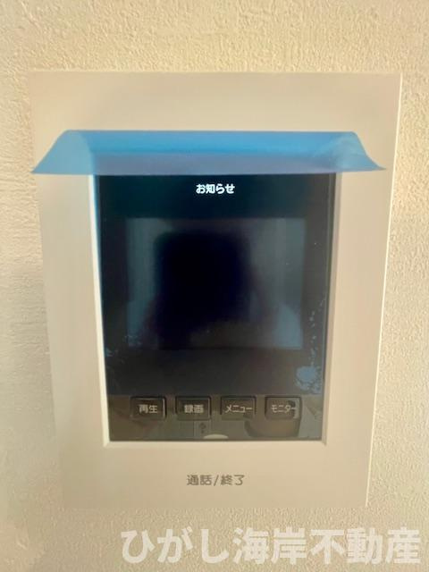 平塚市平塚1丁目  新築戸建　全２棟のセキュリティ|TVモニター付きインターフォン