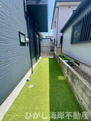 平塚市札場町　新築戸建  　全２棟の庭|お庭